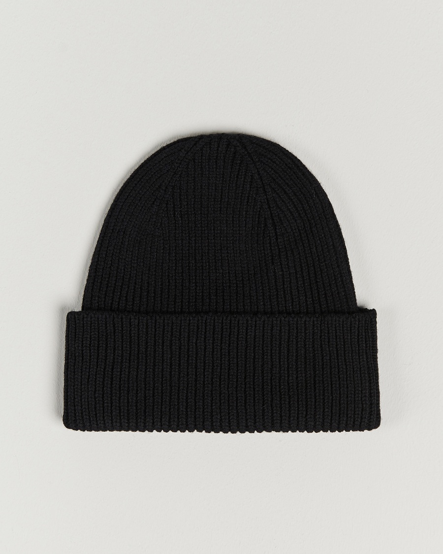 Herre | Assesoarer | Colorful Standard | Merino Wool Beanie Deep Black