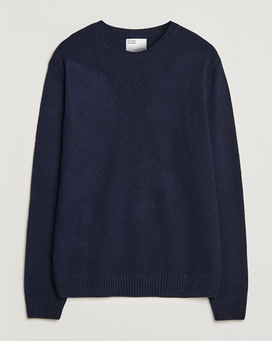 Herre | Colorful Standard | Colorful Standard | Classic Merino Wool Crew Neck Navy Blue