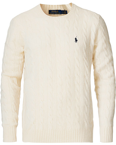 Polo Ralph Lauren Wool/Cashmere Cable Sweater Cream