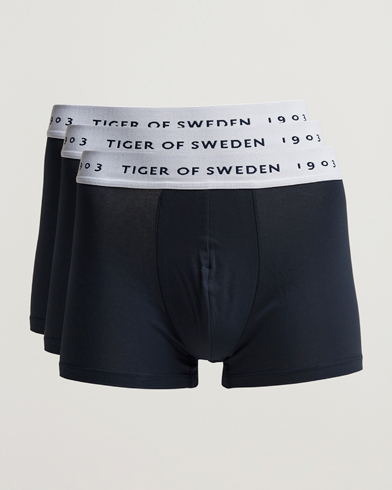 Herre | Underbukser | Tiger of Sweden | Hermod Cotton 3-Pack Boxer Brief Navy
