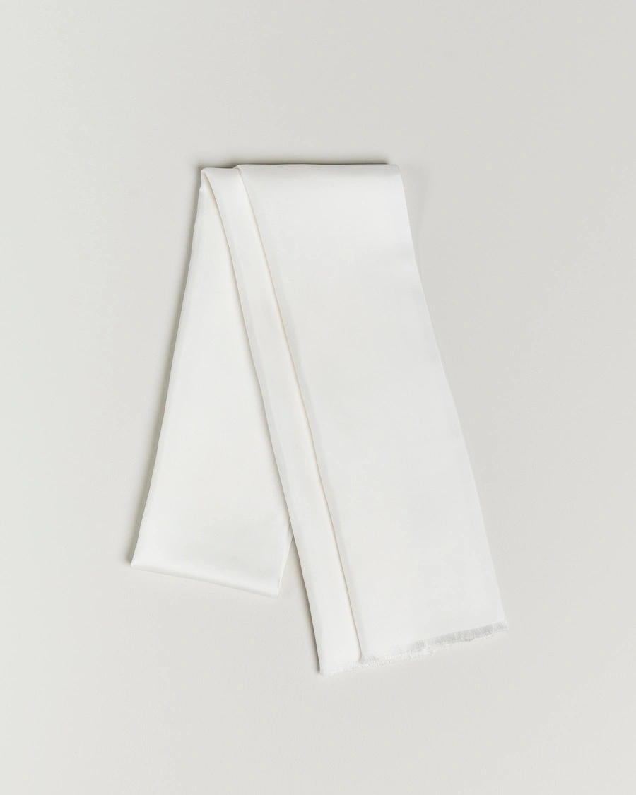 Herre | Amanda Christensen | Amanda Christensen | Ceremony Self Fringes Scarf White