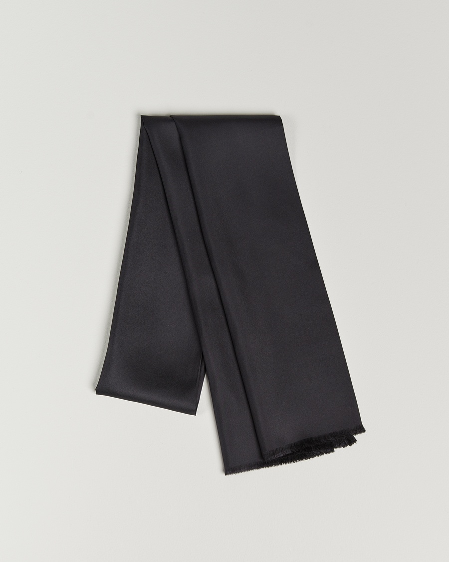 Herre | Amanda Christensen | Amanda Christensen | Ceremony Self Fringes Scarf Black