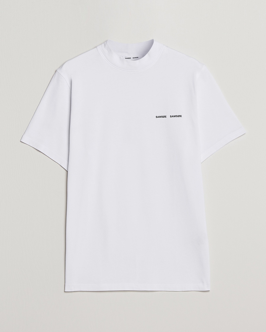 Samsøe Samsøe Norsbro Organic Cotton Tee White – Hvit