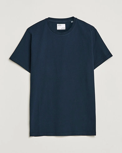 Herre | Kortermede t-shirts | Colorful Standard | Classic Organic T-Shirt Navy Blue