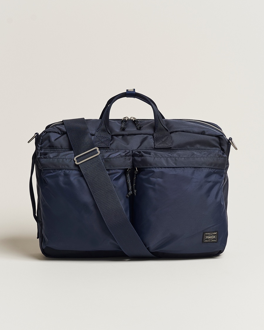 Porter-Yoshida & Co.Force 3Way BriefcaseNavy Blue – Blå