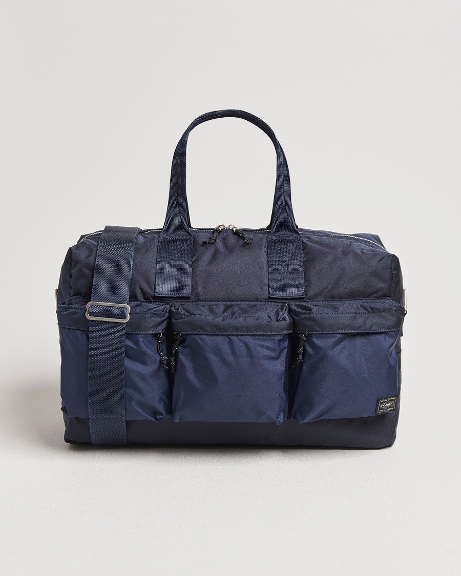Porter-Yoshida & Co. Force 2Way Duffel Bag Navy Blue – Svart