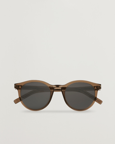 Herre | Runde solbriller | Saint Laurent | SL 342 Mirror Lens Sunglasses Brown