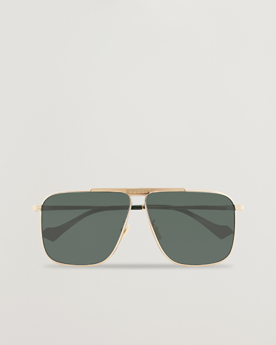 Firkantede solbriller |  GG8040S Sunglasses Gold/Green