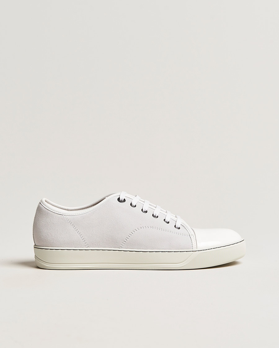 Herre | | Lanvin | Patent Cap Toe Sneaker White