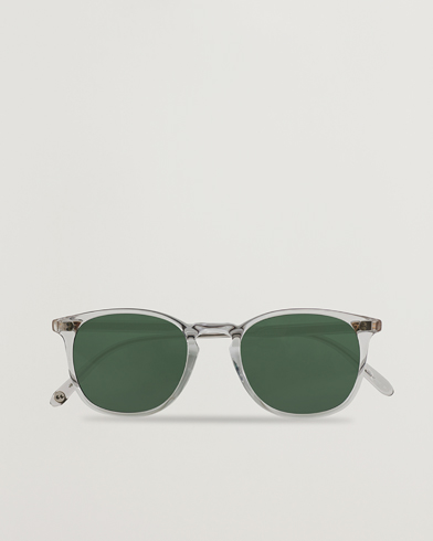Herre | Buede solbriller | Garrett Leight | Kinney 49 Sunglasses Transparent/Green