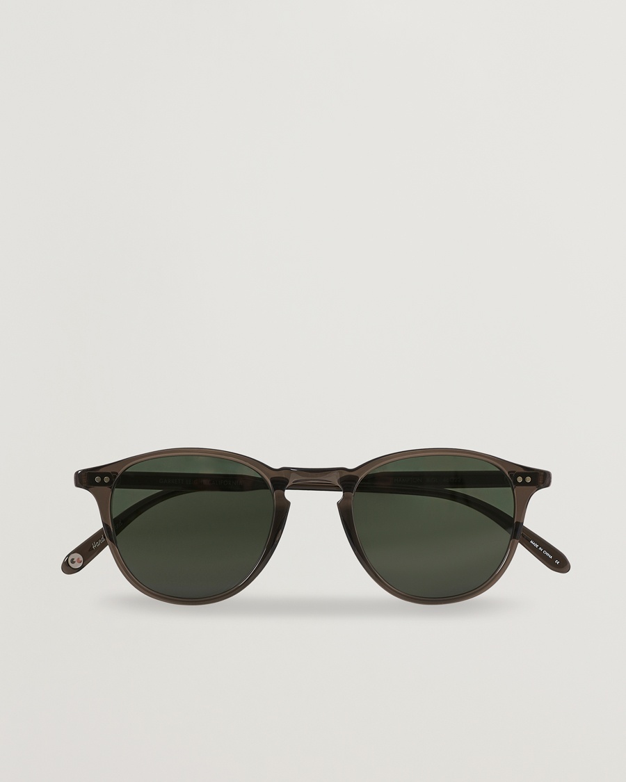 Garrett Leight Hampton 46 Sunglasses Black Glass – Svart