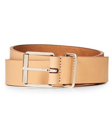 Herre | Glatt Belte | Anderson's | Classic Casual 3 cm Leather Belt Natural