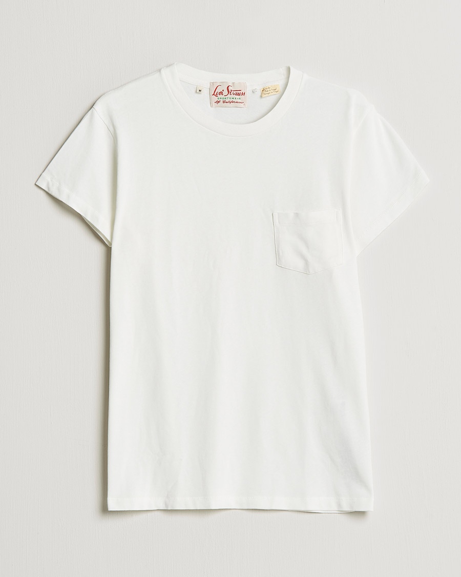 Levi\'s Vintage Clothing 1950\'s Men\'s Sportswear T-Shirt White Levi\'s Vintage Clothing 1950\'s Men\'s Sportswear T-Shirt White