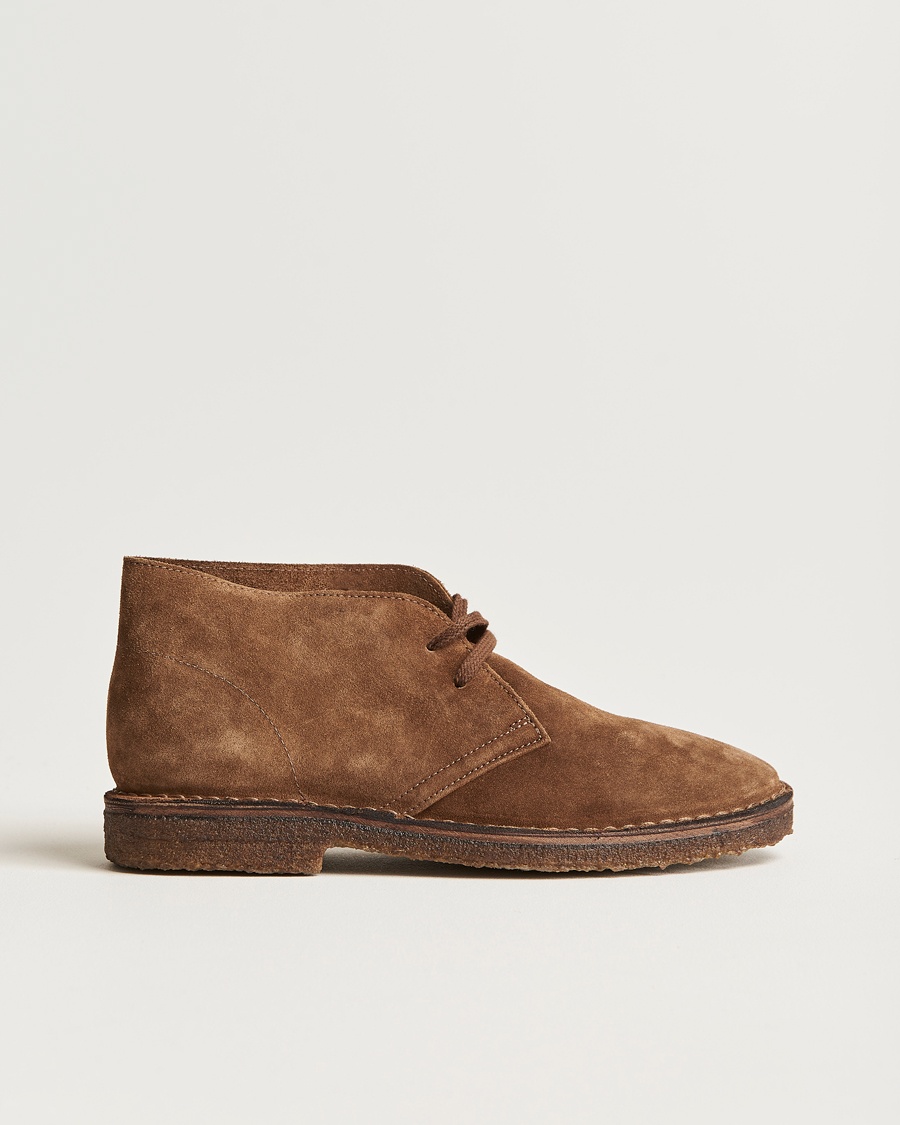Drake's Clifford Suede Desert Boots Light Brown – Brun