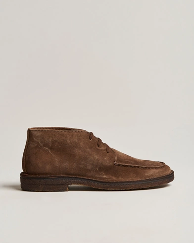Herre | Preppy Authentic | Drake's | Crosby Moc-Toe Suede Chukka Boots Tobacco