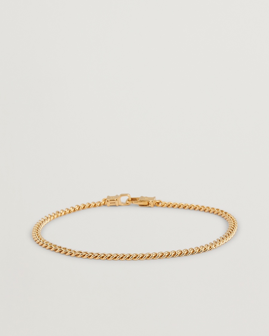 Herre | | Tom Wood | Curb Bracelet M Gold