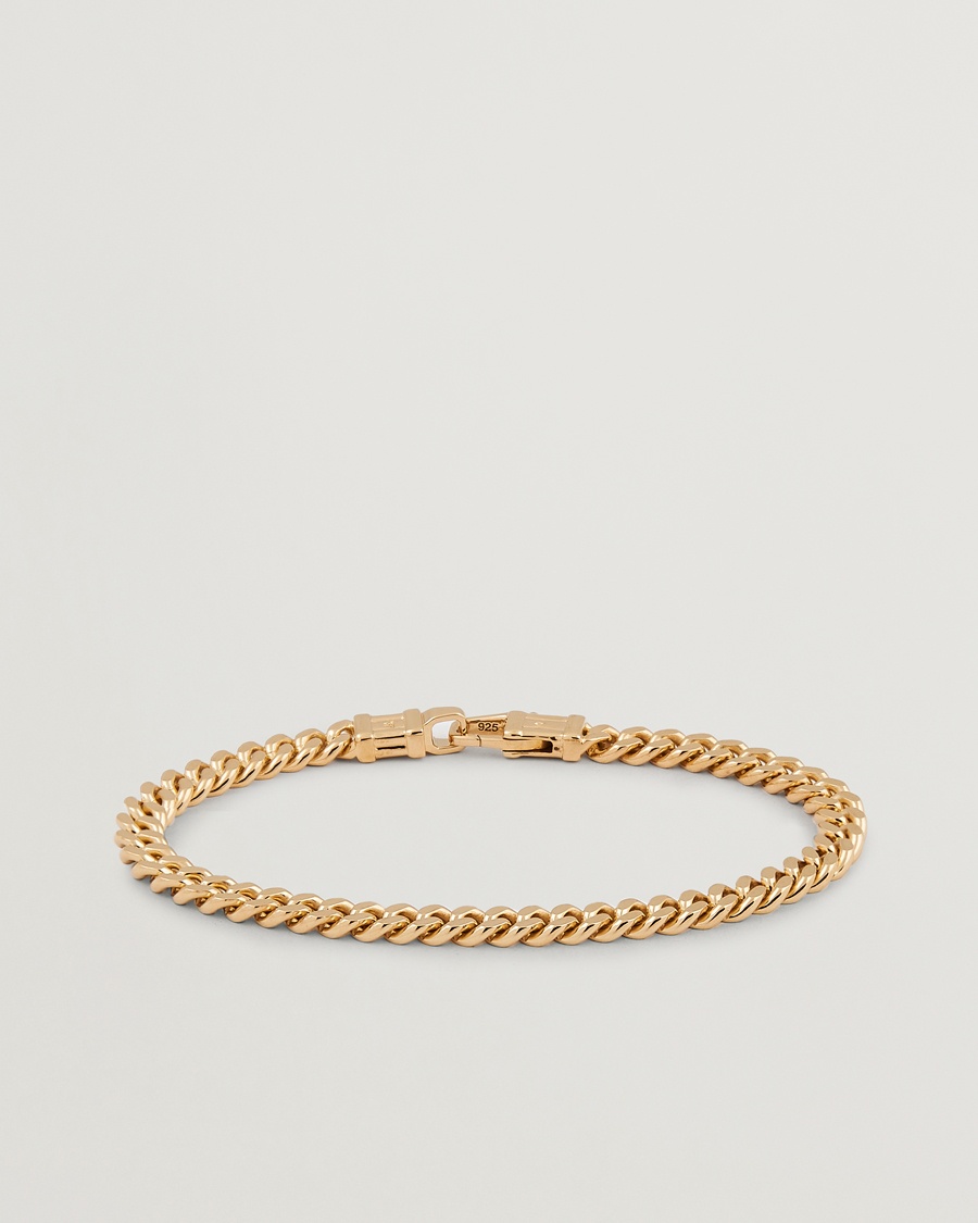 Tom Wood Curb Bracelet L Gold – Gull
