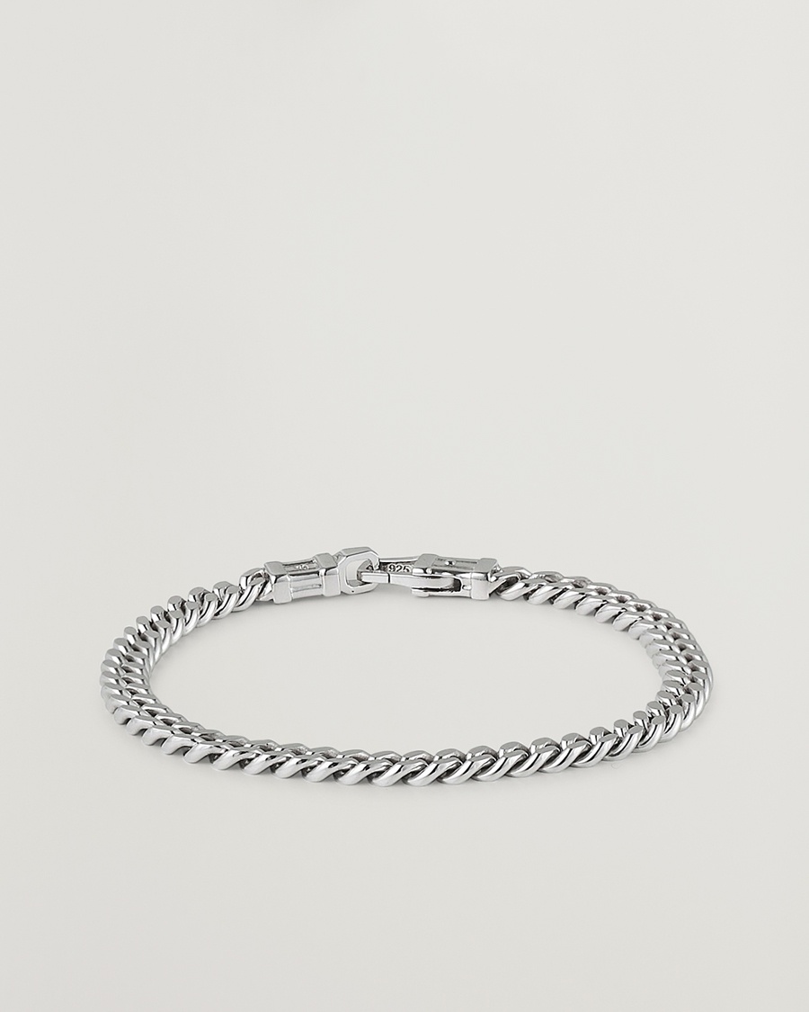 Herre | | Tom Wood | Curb Bracelet L Silver
