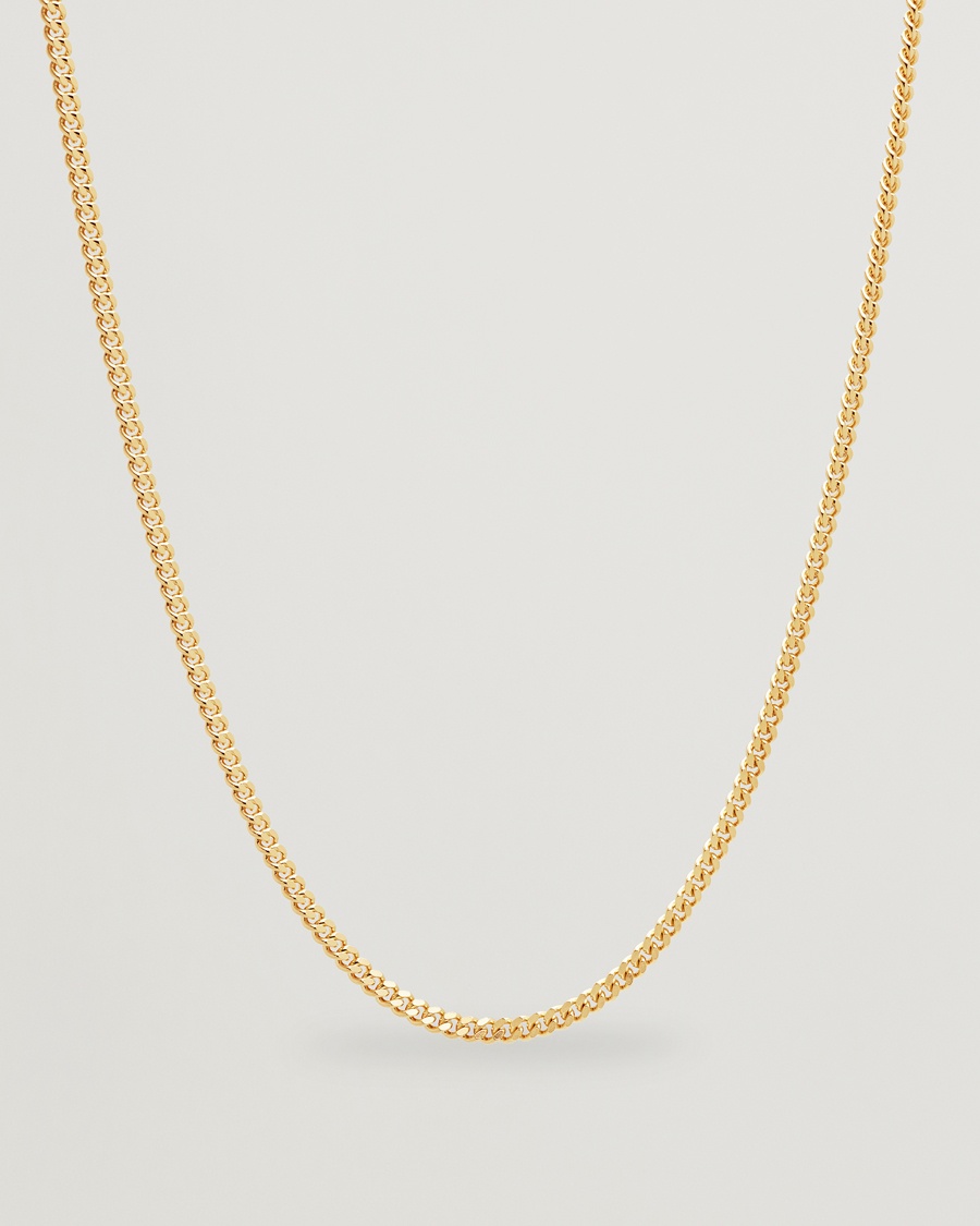 Tom Wood Curb Chain M Necklace Gold – Gull