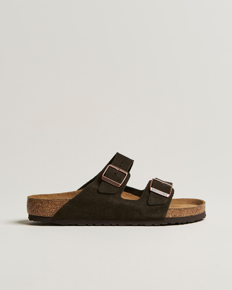 BIRKENSTOCK Arizona Soft Footbed Mocha Suede – Brun
