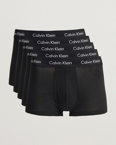 Herre | Wardrobe basics | Calvin Klein | Cotton Stretch 5-Pack Trunk Black