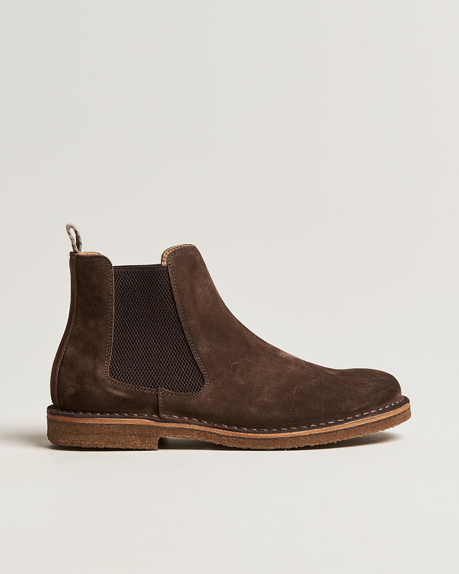 Herre | Vintersko | Astorflex | Bitflex Chelsea Boot Dark Brown Suede