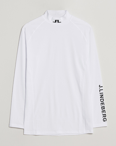 Herre | Langermede t-shirts | J.Lindeberg | Aello Soft Compression Tee White