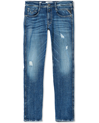 Replay Anbass Power Stretch Five Year Wash Jeans Blue