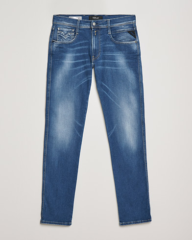 Herre | Urban | Replay | Anbass Hyperflex X-Lite Jeans Medium Blue