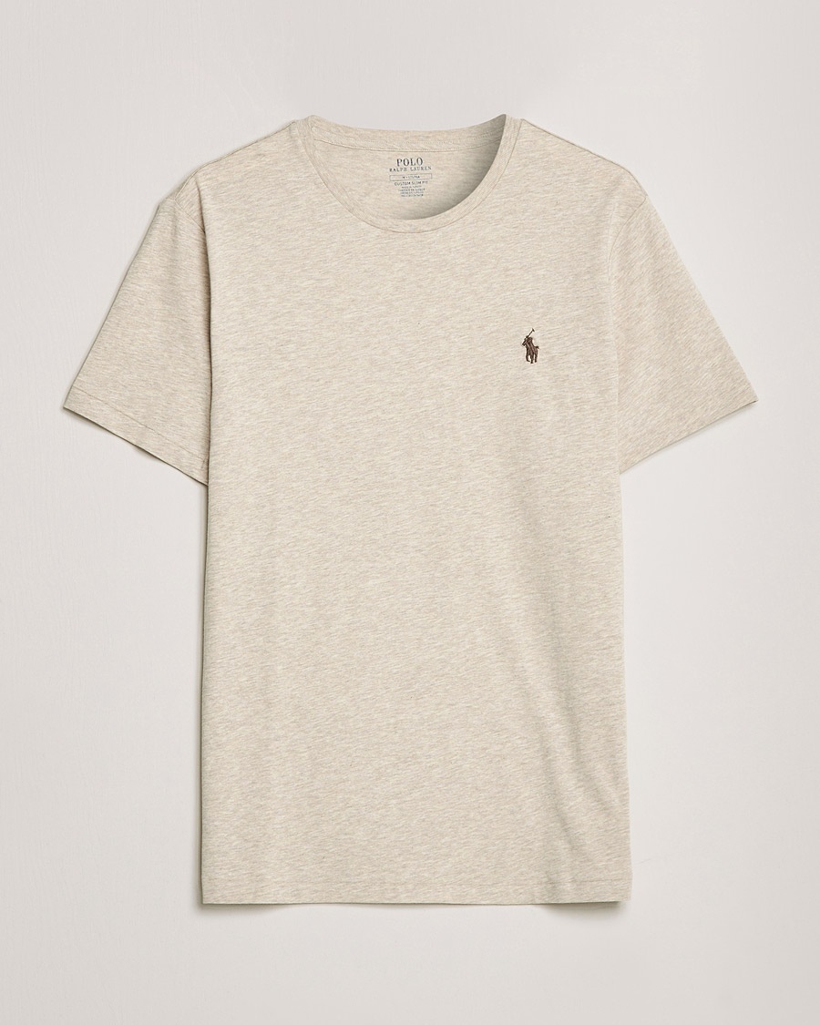 Herre | | Polo Ralph Lauren | Custom Slim Fit Polo Expedition Dune Heather