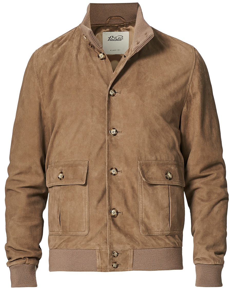  Valstarino Suede Jacket Beige