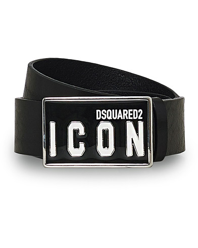 Herre | Assesoarer | Dsquared2 | Icon Plaque Belt Black