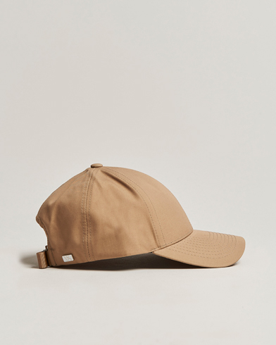 Herre | Contemporary Creators | Varsity Headwear | Cotton Baseball Cap Sand Beige