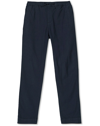 Herre |  | Morris | Winward Linen Drawstring Pants Blue