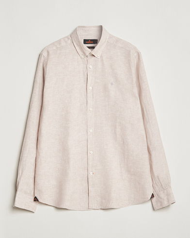 Herre | Casual | Morris | Douglas Linen Button Down Shirt Khaki