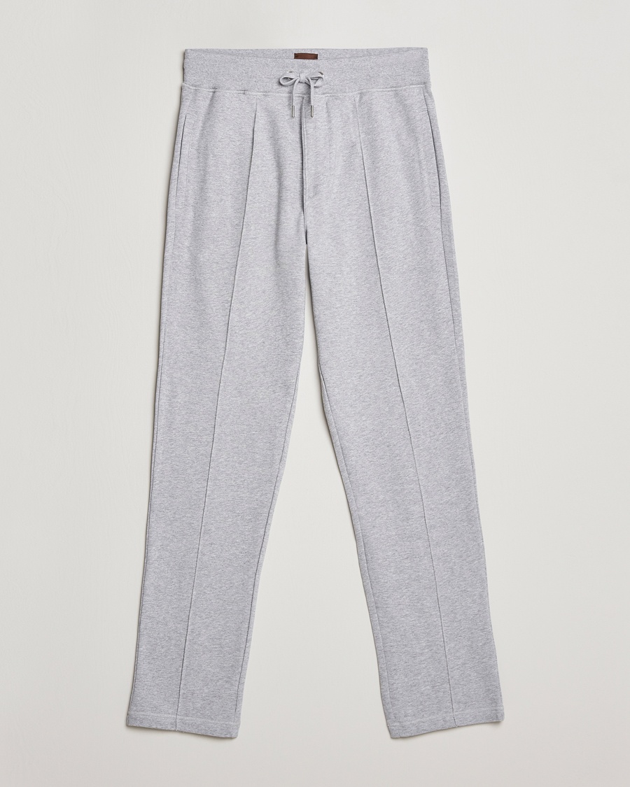 Stenströms Cotton Jersey Pants Grey – Grå