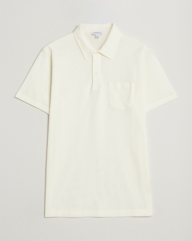 Herre | Sunspel | Sunspel | Riviera Polo Shirt Archive White