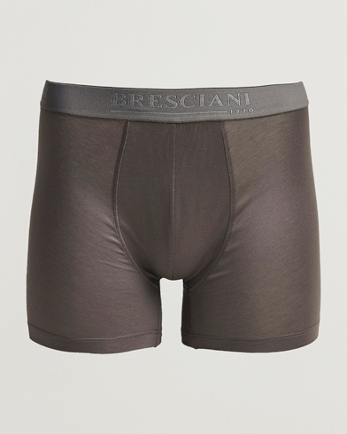 Herre | Bresciani | Bresciani | Cotton Boxer Trunk Grey