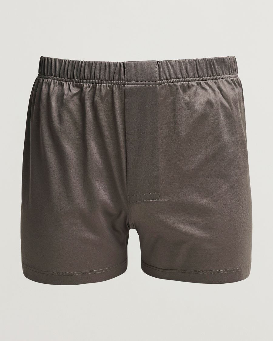 Herre | Boksershorts | Bresciani | Cotton Boxer Brief Grey