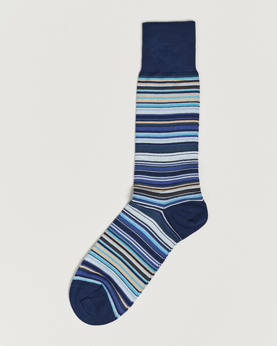 Herre | Undertøy | Paul Smith | Multistripe Socks Navy
