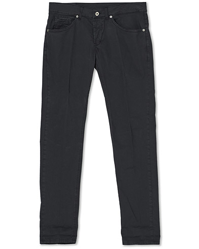 Herre | 5-Pocket-Trouser | Dondup | George Gabardine 5-Pocket Navy