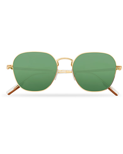 Pilotsolbriller |  EZ0174 Sunglasses Shiny Deep Gold/Green
