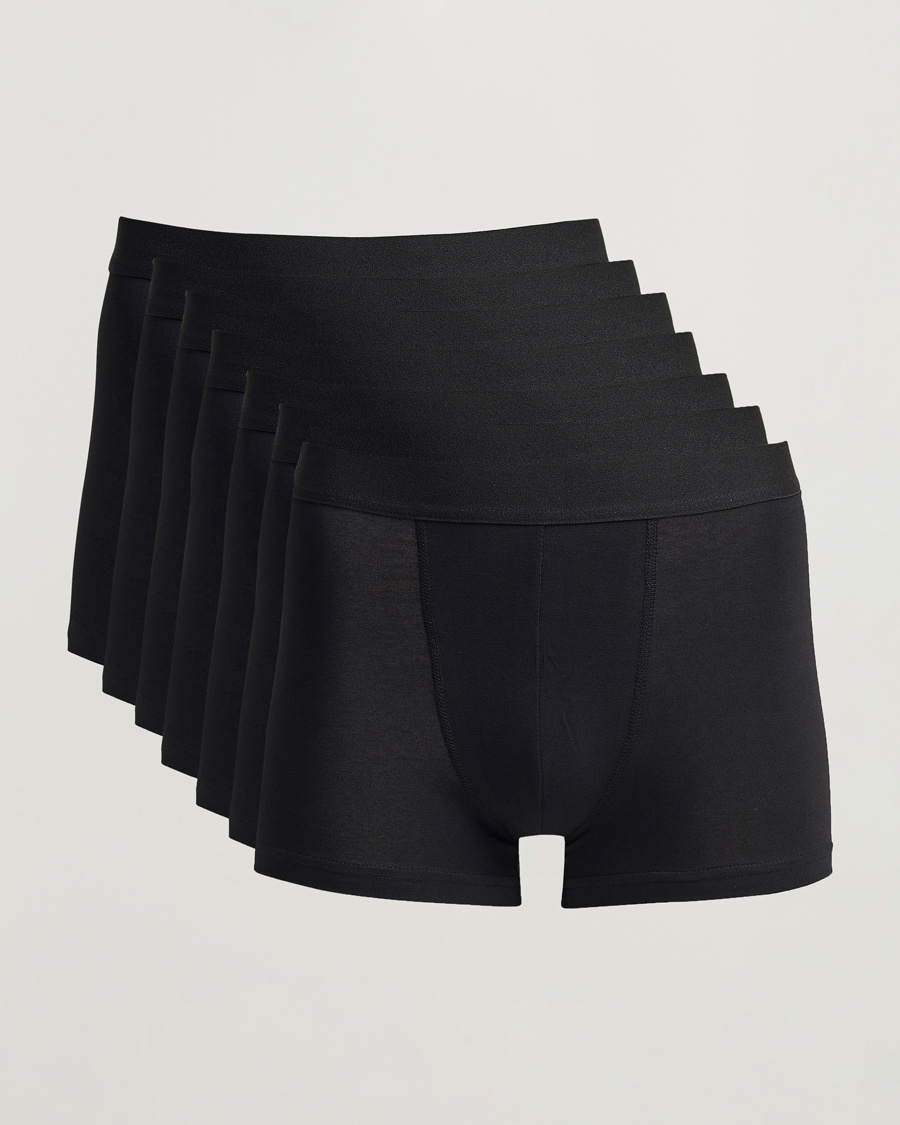 Bread & Boxers 7-Pack Boxer Brief Black – Svart