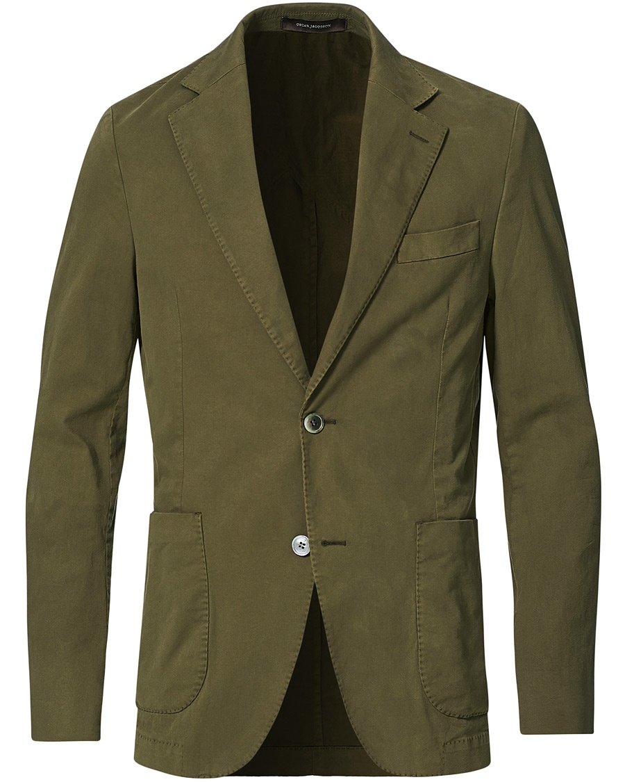 Oscar Jacobson Egel Cotton Blazer Olive Oscar Jacobson Egel Cotton Blazer Olive