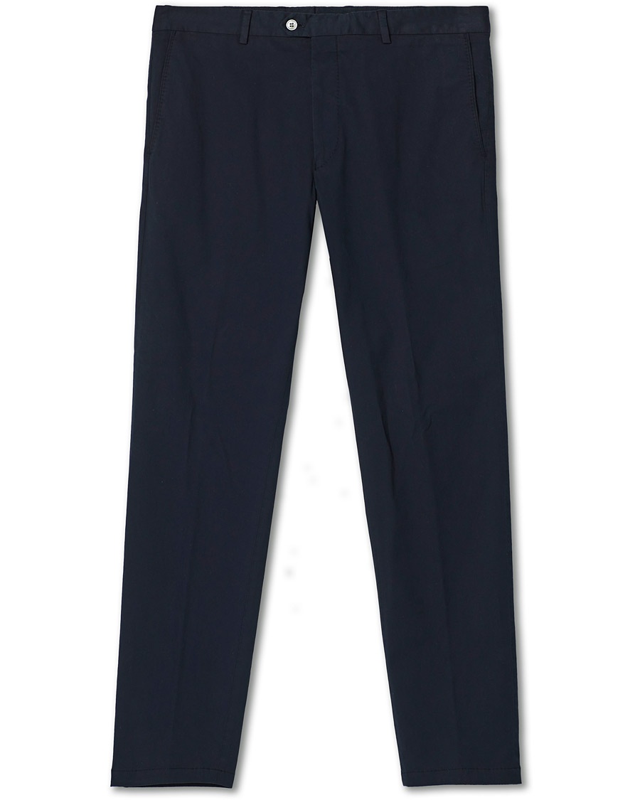 Oscar Jacobson Denz Cotton Trousers Navy Oscar Jacobson Denz Cotton Trousers Navy