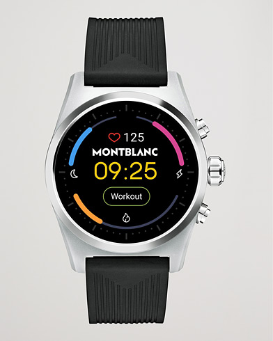 Herre | Rem i gummi | Montblanc | Summit Lite Smartwatch Grey/Black Rubber Strap