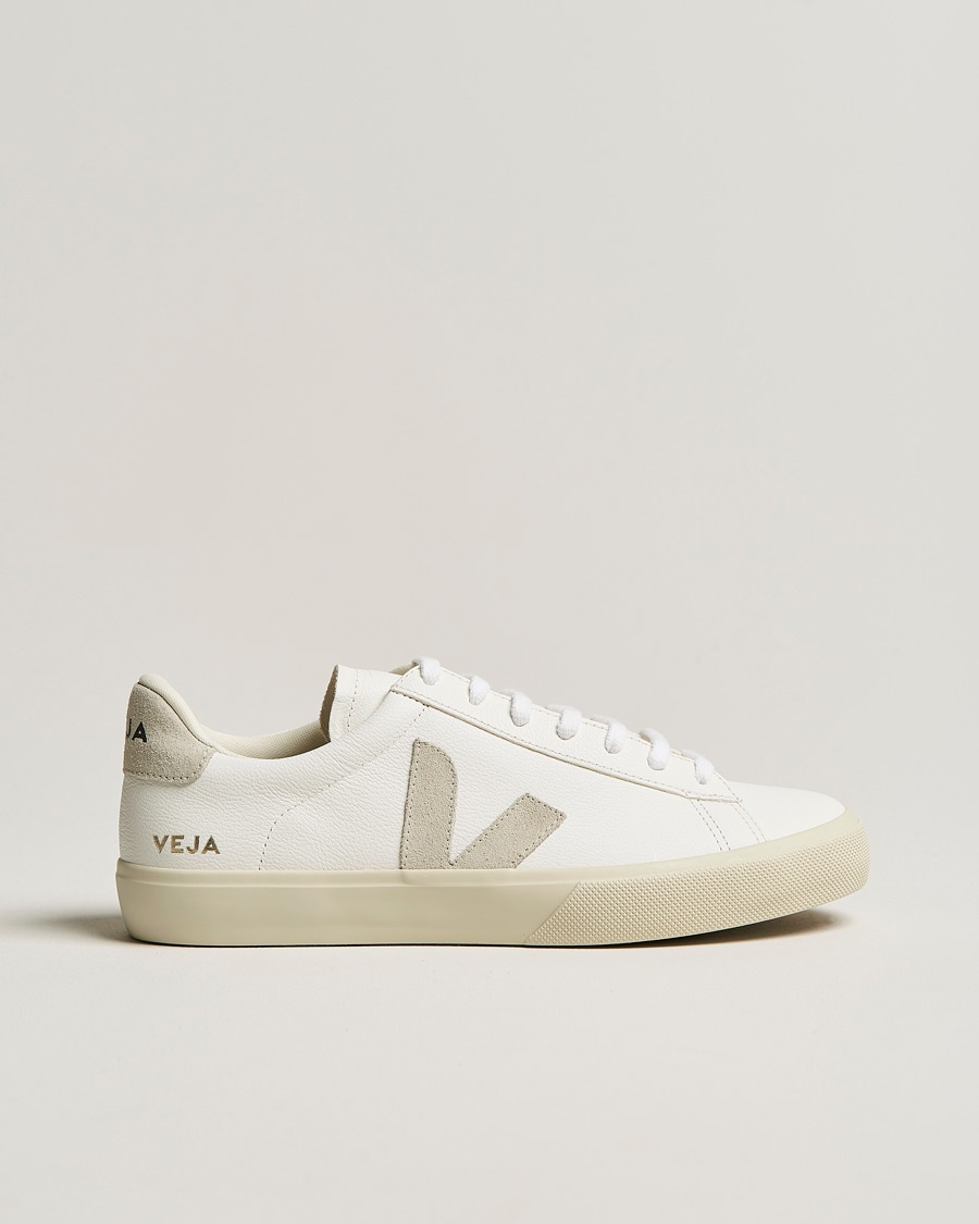 Veja Campo Sneaker Extra White/Natural Suede – Hvit