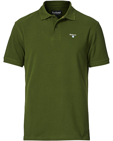Barbour Lifestyle Sports Polo Rifle Green