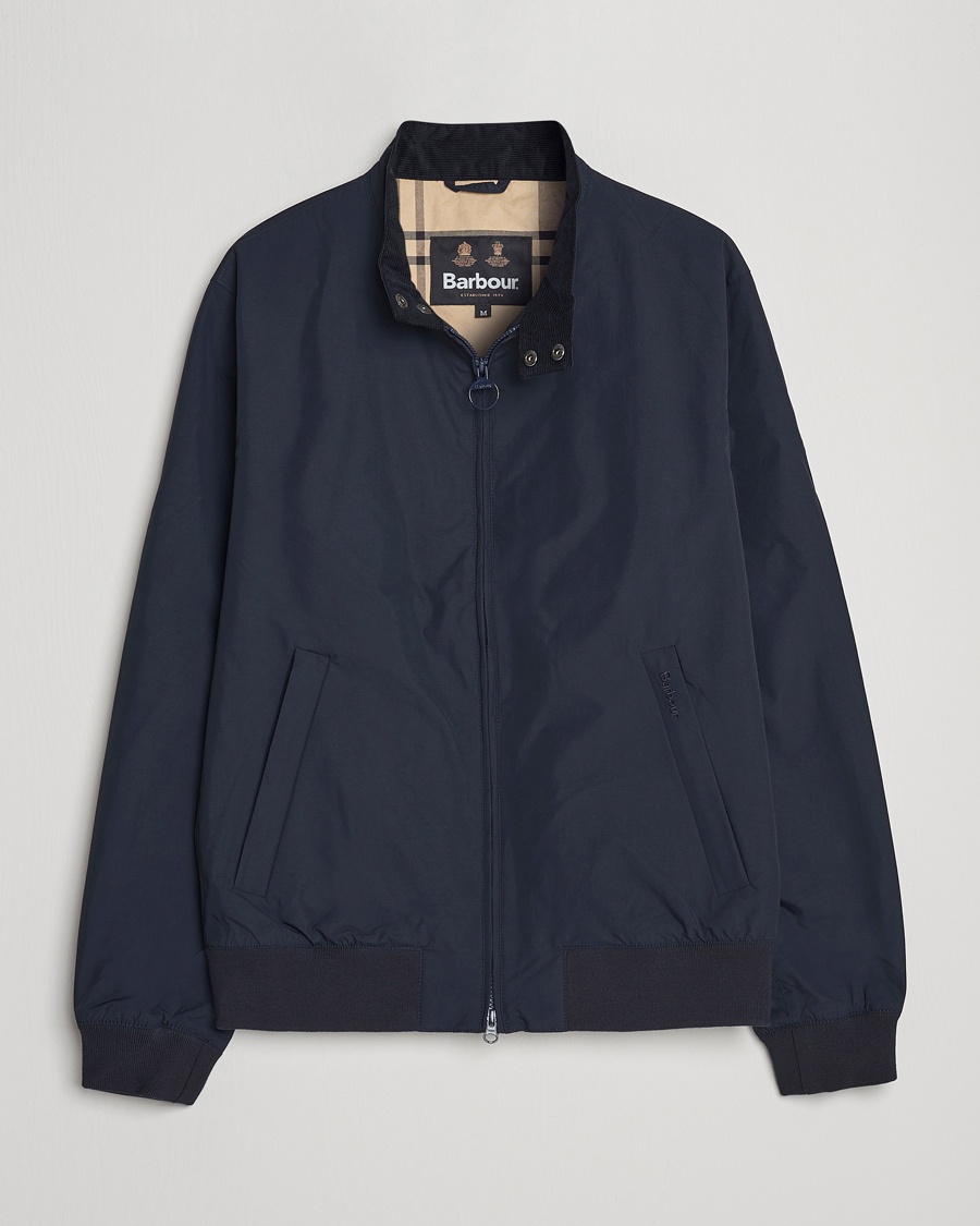 Barbour Lifestyle Royston Casual Harrington Jacket Navy – Blå