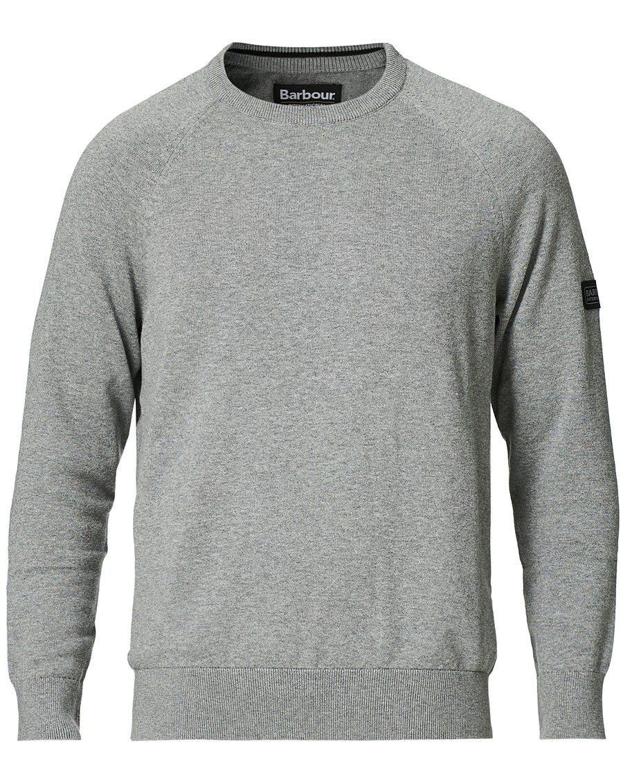 Barbour International Cotton Crew Neck Antracite Marl Barbour International Cotton Crew Neck Antracite Marl